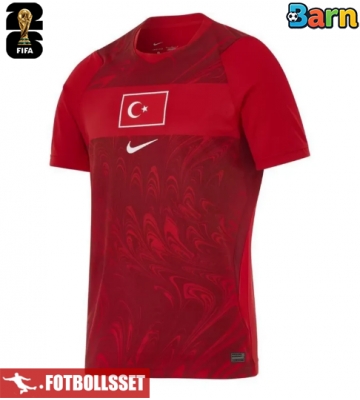 Turkiet Hemmatröja Barn VM 2026 Kortärmad (+ Korta byxor)